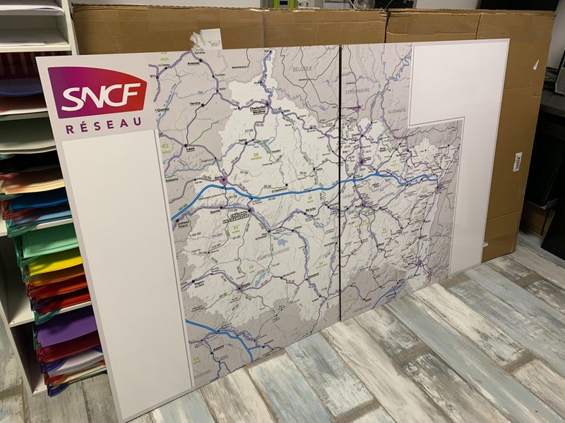 Panneau rigide SNCF Réseau